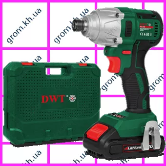 Фото 1- Аккумуляторный ударный винтоверт DWT ASS-20 D-2 BMC