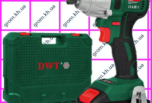 Фото 1- Аккумуляторный ударный винтоверт DWT ASS-20 D-2 BMC
