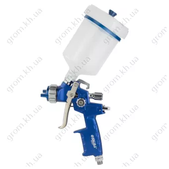 Фото 1- Краскораспылитель REFINE HVLP Ø1.7мм 170-285л/мин 2.5бар в/б 500мл (пласт)