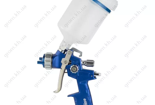 Фото 1- Краскораспылитель REFINE HVLP Ø1.4мм 170-285л/мин 2.5бар в/б 500мл (пласт)