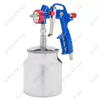 Фото 1- Краскораспылитель SIGMA MP Ø1.5мм 175л/мин 3.5бар н/б 650мл (мет)