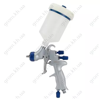 Фото 1- Краскораспылитель REFINE LVMP Ø1.3 мм 170-285 л/мин 2-2.5 бар в/б 600 мл (пласт)