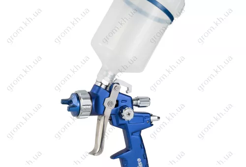 Фото 1- Краскораспылитель REFINE HVLP Ø0.8 мм 60-170 л/мин 1.5-2 бар в/б 100 мл (пласт)