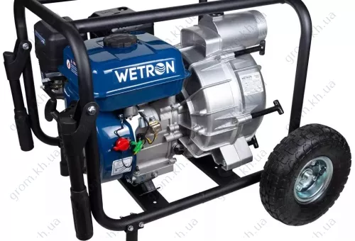 Фото 1- Мотопомпа WETRON 7.5л.с. Hmax 26м Qmax 60м³/ч (4-х тактный) для грязной воды