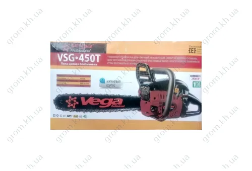 Фото 1- Бензопила VEGA VSG-450T (2 шины 2 цепи)