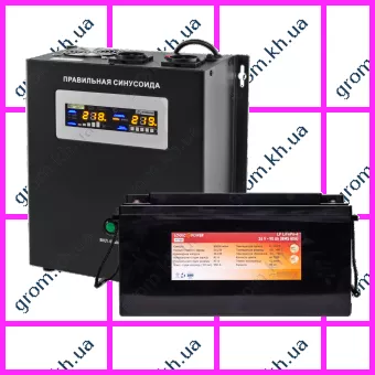 Фото 1- Комплект резервного питания LogicPower ИБП W2000VA + литиевая (LifePo4) батарея 2600W