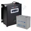 Фото 6 - Комплект резервного питания для котла LogicPower ИБП W500 + мультигелевая батарея 590W