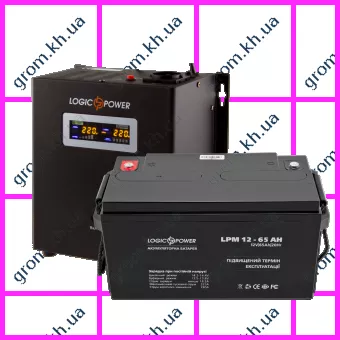 Фото 1- Комплект резервного питания для котла ИБП 500VA + AGM батарея 900W