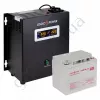 Фото 10 - Комплект резервного питания для котла LogicPower ИБП W500 + гелевая батарея 520W