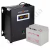 Фото 7 - Комплект резервного питания для котла LogicPower ИБП W500 + гелевая батарея 520W
