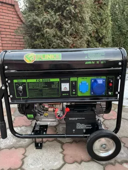 Фото 1- Бензиновий генератор Flinke FG-8000 газ-бензин (пропан-бутан, магистральный газ)