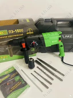 Фото 1- Перфоратор электрический Flinke ПЭ-1500