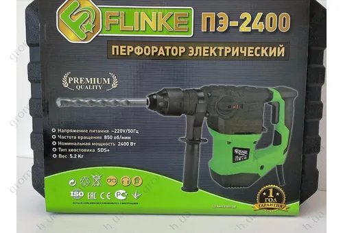 Фото 1- Перфоратор электрический Flinke ПЭ-2400