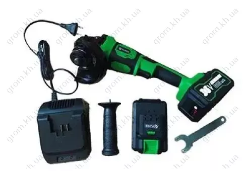 Фото 1- Акумуляторна кутова шліфувальна машина Flinke МШУ-36ВПредставляємо акумуляторну кутову шліфувальну машину Flinke МШУ-36В, потужний інструмент, створений для того, щоб по-новому подивитись ефективність та комфорт при виконанні ваших завдань із шліфування. 