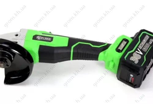 Фото 1- Акумуляторна кутова шліфувальна машина Flinke АУШ-36-6