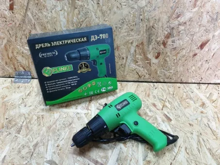 Фото 1- Сетевая дрель-шуруповерт Flinke ДЭ-780