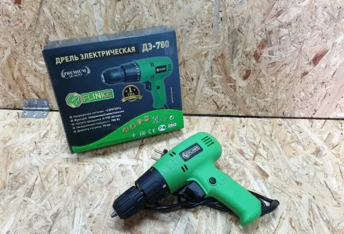 Фото 1- Сетевая дрель-шуруповерт Flinke ДЭ-780