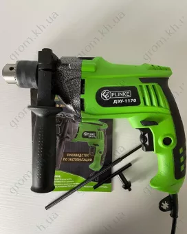 Фото 1- Дриль електричний ударний Flinke ДЕУ-1170