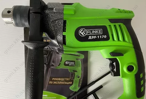 Фото 1- Дриль електричний ударний Flinke ДЕУ-1170