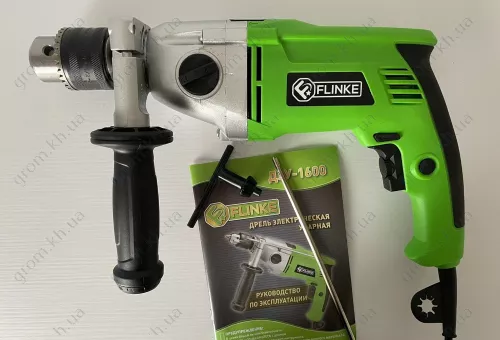 Фото 1- Дриль електричний ударний Flinke ДЕУ-1600