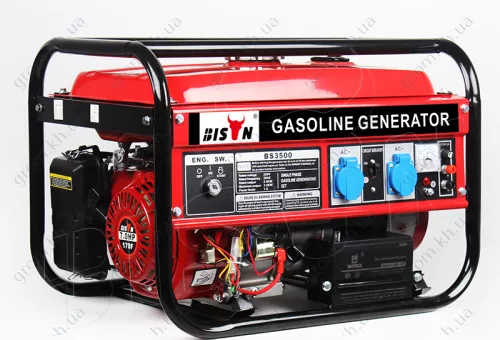 Фото 1- Генератор бензиновый Bison BS3500R