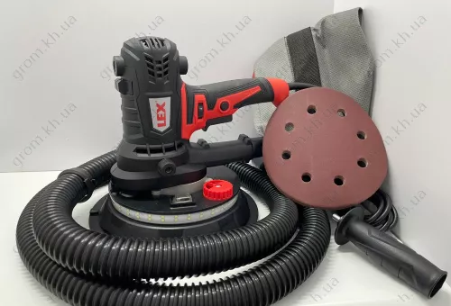 Фото 1- Шліфмашина для стель стін та гіпсу LEX LXDWS15 1500W