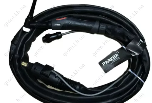 Фото 1- Сварочная горелка TIG Parker SGT 26FX 4М с гнущейся головой