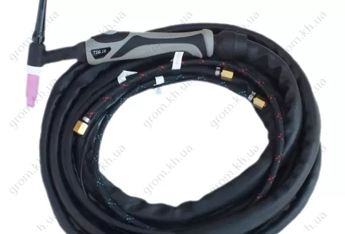 Фото 1- Сварочная горелка TIG 18F разъём 35-50 с жидкостным охлаждением