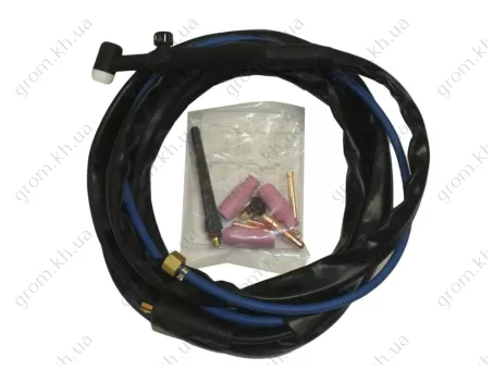 Фото 1- Сварочная горелка WP-17V, 4м ( Вентельная )