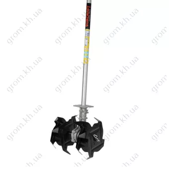 Фото 1- Насадка Культиватор Ø28 мм, 9 шлицов для бензотриммера