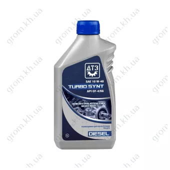 Фото 1- Олія ДТП TURBO SYNT DIESEL 10W-40 APICF-4/SG1лПЕ