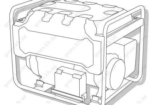Фото 1- Бензиновий генератор Bison BS6500