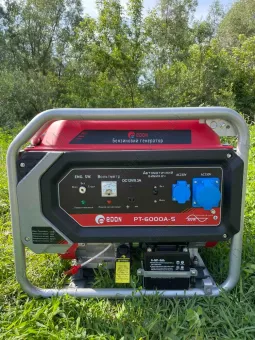 Фото 1- Бензиновый генератор Edon PT-6000A-S