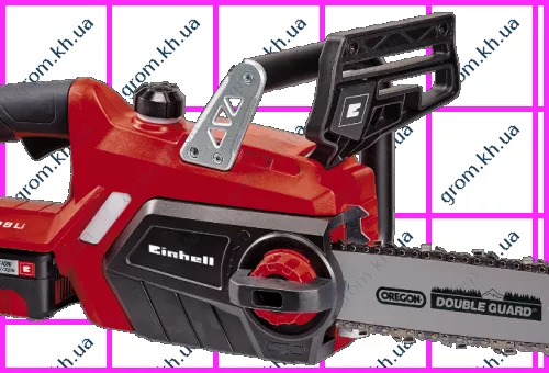 Фото 1- Акумуляторна ланцюгова пилка Einhell X-Change GE-LC 18 Li Kit