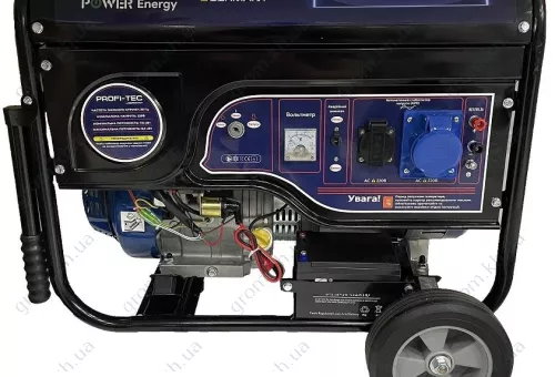 Фото 1- Генератор бензиновий Profi-tec PE-8000GE (8.0 кВт, електростартер)