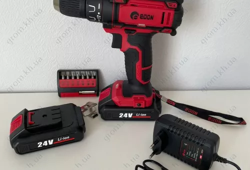 Фото 1- Аккумуляторный шуруповерт Edon ED-24V-RH