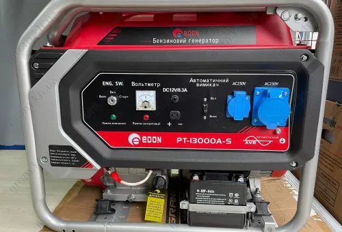 Фото 1- Генератор бензиновый Edon PT-13000A-S