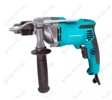 Фото 1- Дрель ударная Grand ДЭУ-1500 Pro (16-й патрон)