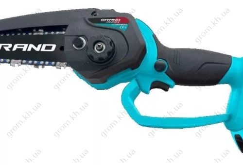 Фото 1- Аккумуляторная цепная пила Grand АПЦ-20V/6″-2 Pro (2 Аккумулятора по 2 А)