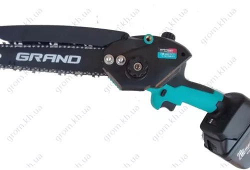 Фото 1- Акумуляторна ланцюгова пилка Grand АПЦ-20V/8