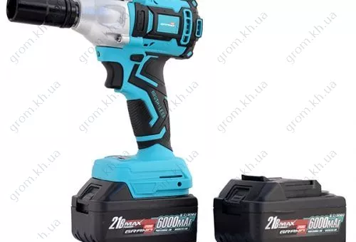 Фото 1- Гайковерт аккумуляторный Grand АГ-21UBL/PRO (2 аккумулятора, 6 А/ч, кейс)