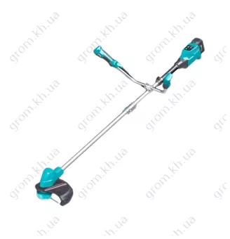 Фото 1- Аккумуляторный триммер газонный Grand АТГ-21 2в1 (21V, 4 А/ч, 2 Аккумулятора, катушка + диск) Бесщеточная