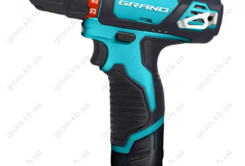 Фото 1- Шуруповерт аккумуляторный Grand ДА-12 M/PRO (2 аккумулятора, 2 А/ч, кейс)