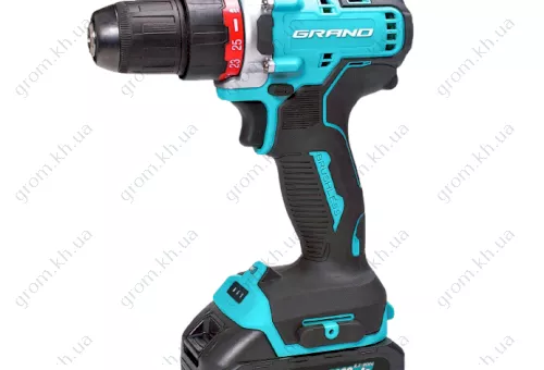 Фото 1- Шуруповерт аккумуляторный Grand ДА-21 BL/Pro (Бесщеточный, 45 Н/м, 2 А/ч )