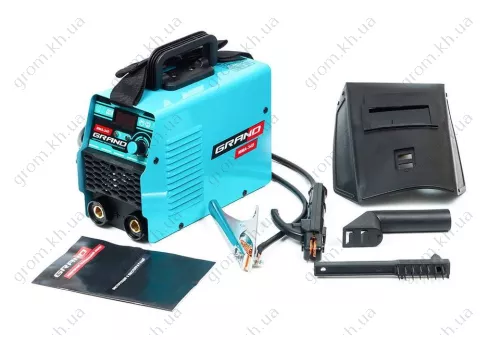 Фото 1- Сварочный инвертор Grand MMA-340К (LCD-дисплей) кейс