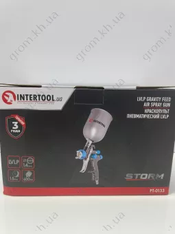Фото 1- Краскопульт пневматический Intertool PT-0133