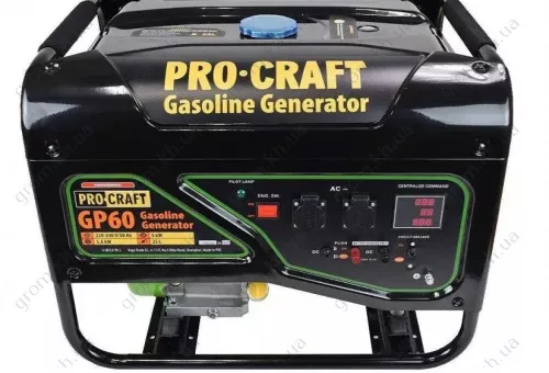 Фото 1- Генератор бензиновый Procraft GP60 UNIVERSAL