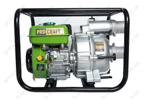 Фото 1- Бензиновая мотопомпа Procraft WPD-45 для грязной воды