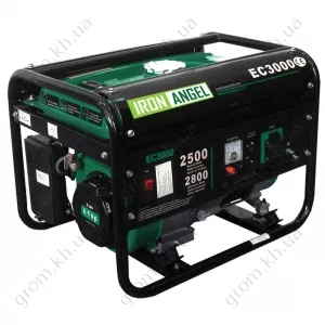 Фото 1- Бензиновый генератор Iron Angel EG 3000