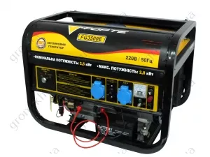 Фото 1- Бензиновый генератор Forte FG 3500E со стартером